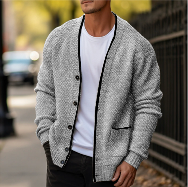 Pull Cardigan pour Hommes : Chaud et Polyvalent pour Automne/Hiver – Paul