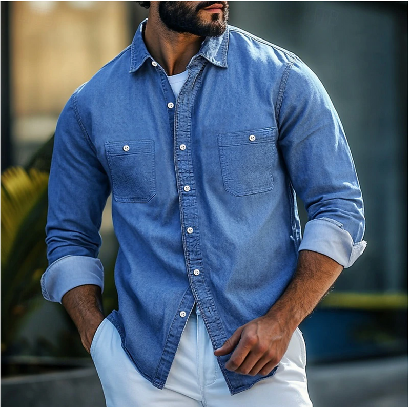 Chemise en denim pour hommes pour un style intemporel – Benjamin