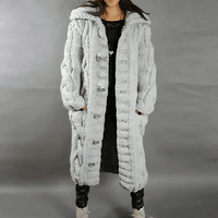 Gilet long chaud et élégant pour femme – Sophie