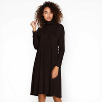 Celestine | Luxe A-Line Turtleneck Robe